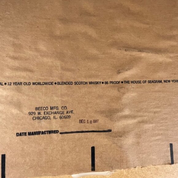 Vintage Chivas Regal 12 years old blended Scotch whisky chalk board / mirror - Picture 4 of 4